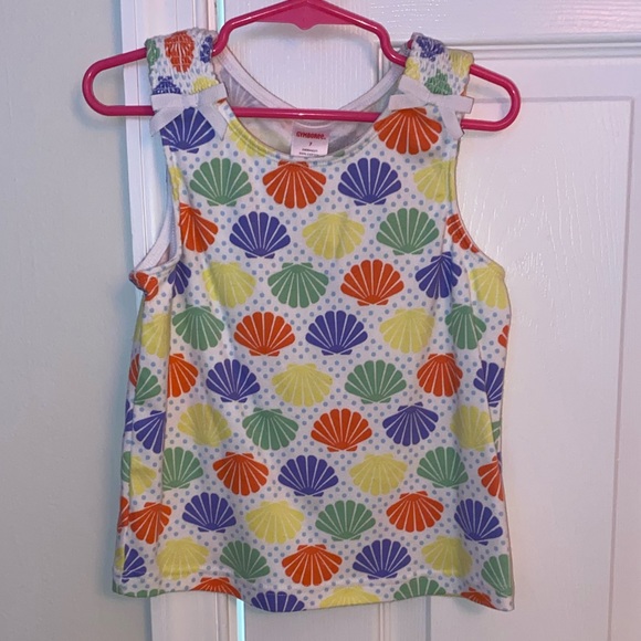 Girls Gymboree sea shell tank top size 7 - Picture 3 of 6